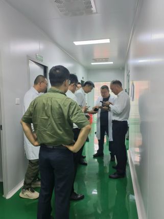 吉林省北湖管委会、北湖发改局等领导前来参观企业
